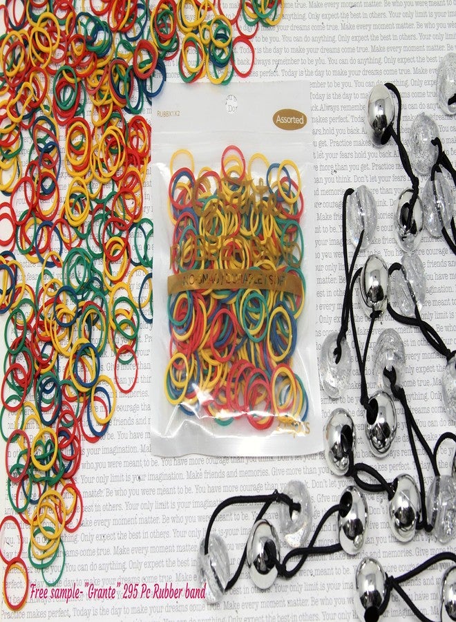 كوكو - مجموعة بريموم من 20 ربطة شعر فقاعية. ربطات شعر مطاطية 18 مم، حاملات ذيل حصان فقاعية. إكسسوارات مطاطية ملونة للأطفال والفتيات والنساء من جميع الأعمار (نافي) (مزيج فضي لامع) - Image 4